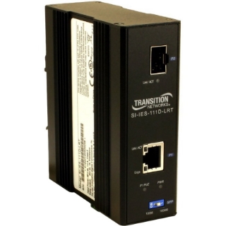 Picture of Transition Networks Hardened 1-port Mid-span PoE+ Injector