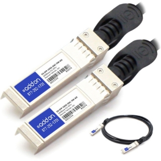 Picture of AddOn Juniper Networks EX-SFP-10GE-DAC-5M Compatible TAA Compliant 10GBase-CU SFP+ to SFP+ Direct Attach Cable (Passive Twinax, 5m)