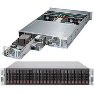 Picture of Supermicro SuperServer 2028TP-DTFR Barebone System - 2U Rack-mountable - Socket LGA 2011-v3 - 2 x Processor Support