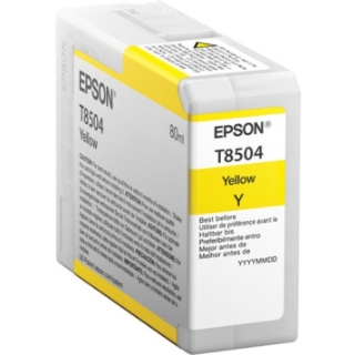 Picture of Epson UltraChrome HD T850 Original Ink Cartridge - Yellow