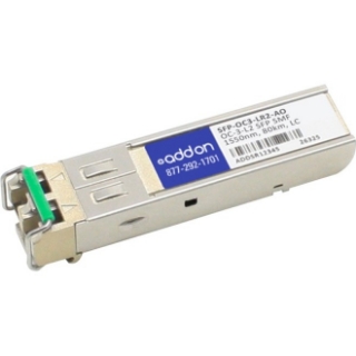 Picture of AddOn Cisco SFP-OC3-LR2 Compatible TAA Compliant OC-3-LR2 SFP Transceiver (SMF, 1550nm, 80km, LC)