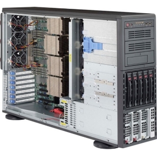 Picture of Supermicro 8048B-TR3F Barebone System - 4U Tower - Socket R1 LGA-2011 - 4 x Processor Support