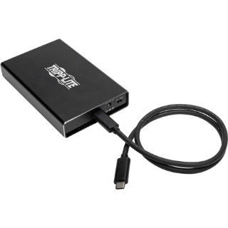 Picture of Tripp Lite USB 3.1 Gen 2 10Gbps SATA SSD/HDD USB-C Enclosure Adapter w/ UASP