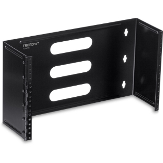 Picture of TRENDnet 6U 19-inch Hinged Wall Mount Bracket for Patch Panels and PDU Power Strips, TC-WP6U, Supports EIA-310, Steel Construction, Use with TRENDnet TC-P24C6 & TC-P16C6 Patch Panels (sold separately)