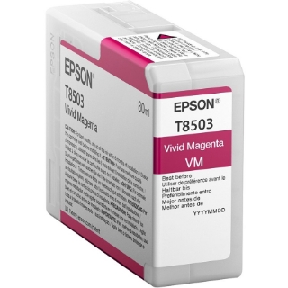 Picture of Epson UltraChrome HD T850 Original Ink Cartridge - Vivid Magenta