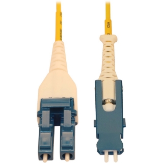 Picture of Tripp Lite N383L-03M 40/100/400G Singlemode 9/125 OS2 Fiber Cable, Yellow, 3 m (9.8 ft.)