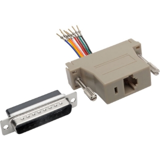 Picture of Tripp Lite DB25 to RJ45 Modular Serial Adapter M/F RS-232 RS-422 RS-485