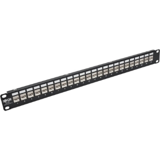 Picture of Tripp Lite 24-Port 1U Rack-Mount Patch Panel for Cat 5e Cat 6 RJ45 Ethernet