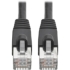 Picture of Tripp Lite Cat6a Ethernet Cable 10G STP Snagless Shielded PoE MM Black 15ft