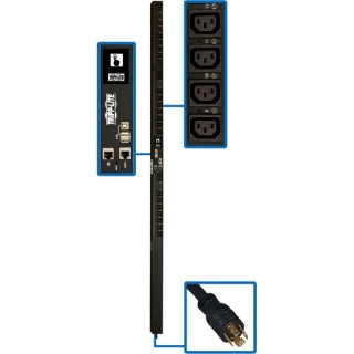 Picture of Tripp Lite 3-Phase PDU Switched 6.7kW 208/240V 24 C13 6 C19 L15-20P TAA