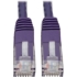 Picture of Tripp Lite Cat6 Cat5e Gigabit Molded Patch Cable RJ45 M/M 550MH Purple 50ft 50'