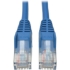 Picture of Tripp Lite Cat5e 350 MHz Snagless Molded UTP Patch Cable (RJ45 M/M), Blue, 35 ft.