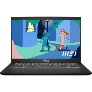 Picture of MSI Modern 14 Modern 14 C12M-033 14" Notebook - Full HD - 1920 x 1080 - Intel Core i3 12th Gen i3-1215U 900 MHz - 8 GB Total RAM - 512 GB SSD - Classic Black