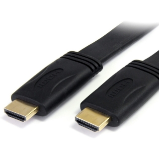 Picture of StarTech.com 25 ft Flat High Speed HDMI Cable with Ethernet - Ultra HD 4k x 2k HDMI Cable - HDMI to HDMI M/M