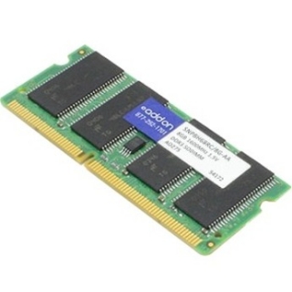 Picture of AddOn AA160D3SL/8G x1 Dell SNP8H68RC/8G Compatible 8GB DDR3-1600MHz Unbuffered Dual Rank 1.5V 204-pin CL11 SODIMM