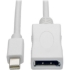 Picture of Tripp Lite 10ft Mini DisplayPort to DisplayPort Adapter Cable 4K x 2K M/F, MDP to DP 10'