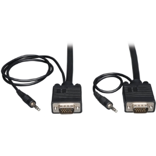 Picture of Tripp Lite VGA Coax High Resolution Monitor Cable Audio HD15 3.5mm