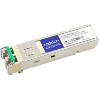 Picture of AddOn Ciena B-730-0006-031 Compatible TAA Compliant 1000Base-DWDM 100GHz SFP Transceiver (SMF, 1552.52nm, 120km, LC, DOM)