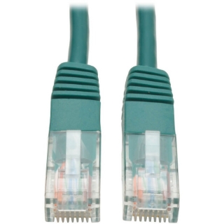 Picture of Tripp Lite 7ft Cat5e / Cat5 350MHz Molded Patch Cable RJ45 M/M Green 7'