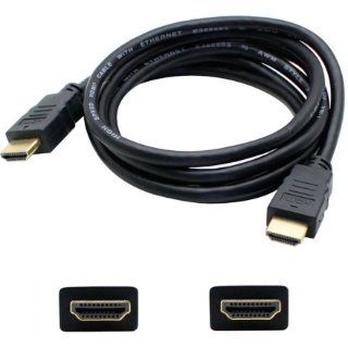 Picture of AddOn 75ft HDMI Male to HDMI Male Black Cable For Resolution Up to 4096x2160 (DCI 4K)