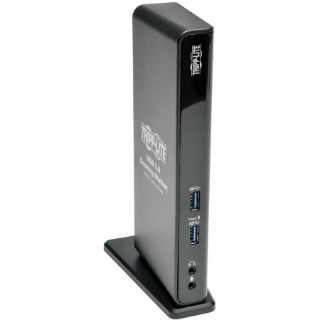 Picture of Tripp Lite USB 3.0 Laptop Dual Head Dock Station HDMI DVI Video Audio USB RJ45 Ethernet