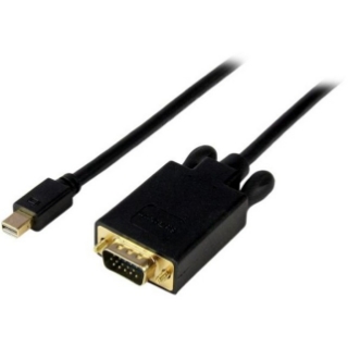 Picture of StarTech.com 6 ft Mini DisplayPort to VGA Adapter Converter Cable - mDP to VGA 1920x1200 - Black