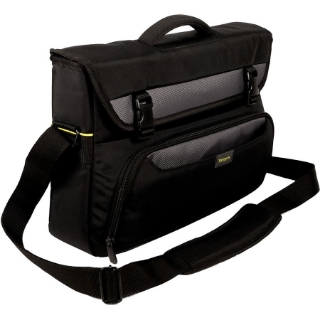 Picture of Targus City Gear TCG270 Carrying Case (Messenger) for 17.3" Notebook - Black, Gray