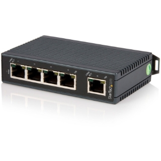 Picture of StarTech.com 5 Port Industrial Ethernet Switch - DIN Rail Mountable