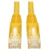 Picture of Tripp Lite 1ft Cat6 Gigabit Snagless Molded Patch Cable RJ45 M/M Yellow 1'