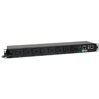 Picture of Tripp Lite PDU Switched 120V 1.4kW 15A 8 5-15R 5-15P LX Interface 1URM TAA