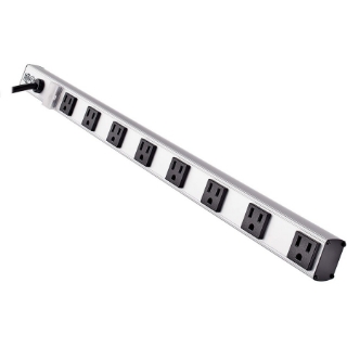 Picture of Tripp Lite Power Strip 120V Right Angle 5-15R 8 Outlet 15' Cord 24" Length