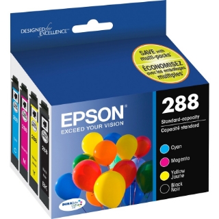 Picture of Epson DURABrite Ultra 288 Original Ink Cartridge - Pigment Black, Pigment Cyan, Pigment Magenta, Pigment Yellow