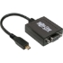 Picture of Tripp Lite Micro HDMI to VGA Adapter Converter with Audio Smartphone / Tablet / Ultrabook