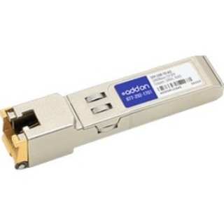 Picture of AddOn Cisco Meraki SFP-1GB-TX Compatible TAA Compliant 10/100/1000Base-TX SFP Transceiver (Copper, 100m, RJ-45)