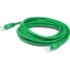 Picture of AddOn 3ft RJ-45 (Male) to RJ-45 (Male) Straight Green Cat6A UTP PVC Copper Patch Cable