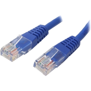 Picture of StarTech.com 1 ft Blue Molded Cat5e UTP Patch Cable