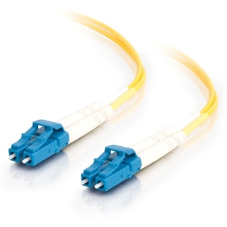 Picture of C2G 2m LC-LC 9/125 Duplex Single Mode OS2 Fiber Cable - Yellow - 6ft