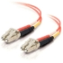 Picture of C2G 10m LC-LC 50/125 OM2 Duplex Multimode PVC Fiber Optic Cable (USA-Made) - Orange