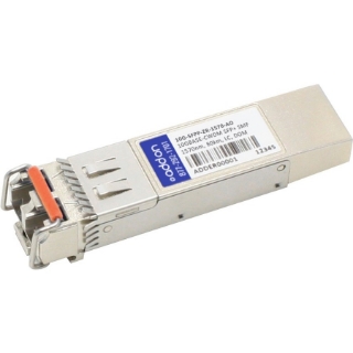 Picture of Brocade (Formerly) 10G-SFPP-ZR-1570 Compatible TAA Compliant 10GBase-CWDM SFP+ Transceiver (SMF, 1570nm, 80km, LC, DOM)