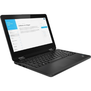 Picture of Lenovo ThinkPad Yoga 11e 6th Gen 20SES0M800 11.6" Touchscreen Convertible 2 in 1 Notebook - HD - 1366 x 768 - Intel Core M 8th Gen i5-8200Y Dual-core (2 Core) 1.30 GHz - 8 GB Total RAM - 128 GB SSD - Glossy Black