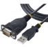 Picture of StarTech.com 3ft (1m) USB to Serial Cable, DB9 Male RS232 to USB Converter, USB to Serial Adapter, COM Port Adapter with Prolific IC