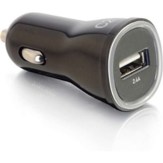 Picture of C2G 1-Port USB Car Charger, 2.4A Output