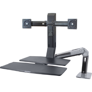 Picture of Ergotron WorkFit Mounting Arm for Flat Panel Display - Polished Black