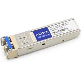 Picture of AddOn Cisco 15454-SFP-LC-LX/LH Compatible TAA Compliant 1000Base-LX SFP Transceiver (SMF, 1310nm, 10km, LC)