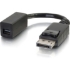 Picture of C2G DisplayPort to Mini DisplayPort Adapter - DP to Mini DP - M/F Black