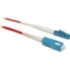 Picture of C2G-10m LC-SC 9/125 OS1 Simplex Singlemode PVC Fiber Optic Cable - Red