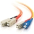 Picture of C2G 1m SC/SC 62.5/125 Mode-Conditioning Fiber Patch Cable - Orange