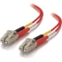 Picture of C2G 2m LC-LC 50/125 OM2 Duplex Multimode PVC Fiber Optic Cable - Red