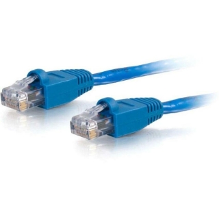 Picture of C2G 1ft Cat6 Snagless Unshielded (UTP) Network Patch Cable (USA-Made) - Blue