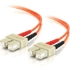 Picture of C2G-8m SC-SC 62.5/125 OM1 Duplex Multimode Fiber Optic Cable (Plenum-Rated) - Orange